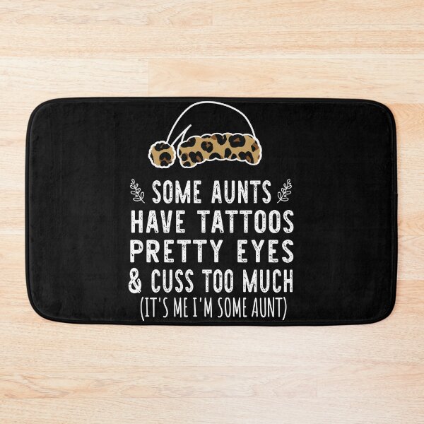 Item preview, Christmas Some Aunts Have Tattoos - Leopard Christmas Aunties Hat - Funny Aunts Tattoos Gift Lover designed and sold by Run to Creations.