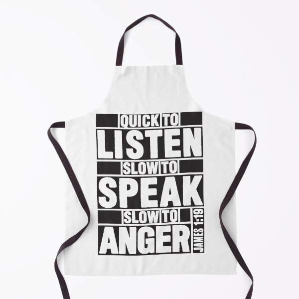 Item preview, James 1:19 Quick to Listen designed and sold by plushism.
