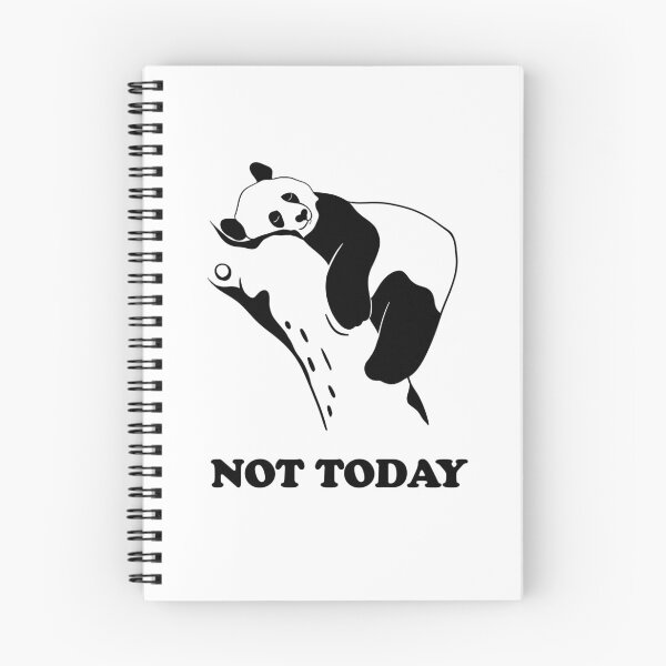 Item preview, Not today lazy panda - funny bear on the tree designed and sold by SolArt88.