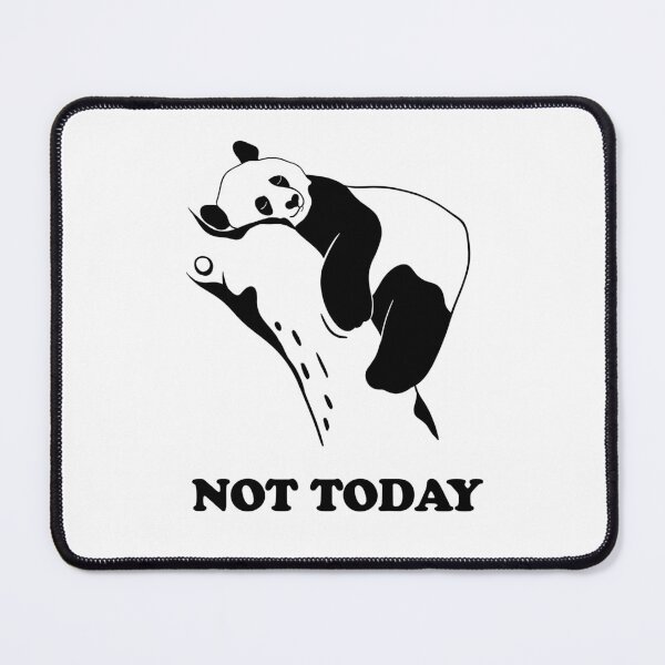 Item preview, Not today lazy panda - funny bear on the tree designed and sold by SolArt88.
