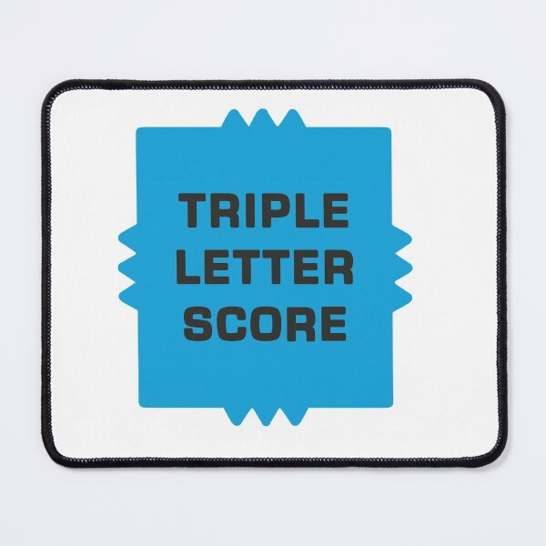 Vista previa del artículo con la obra «Azulejo de juego de Scrabble con puntaje de letras triples», diseñado y vendido por Jerrica Ramsay.