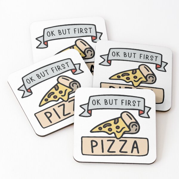 Item preview, Ok But First Pizza designed and sold by cherrific.