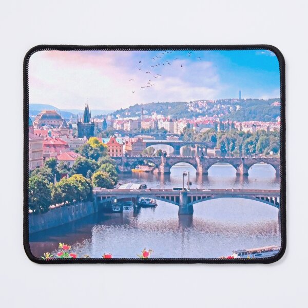 Item preview, Prague Cityscape Czech Republic designed and sold by Sofia-Draws.