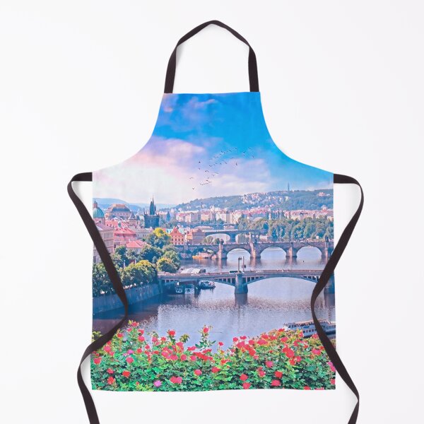 Item preview, Prague Cityscape Czech Republic designed and sold by Sofia-Draws.