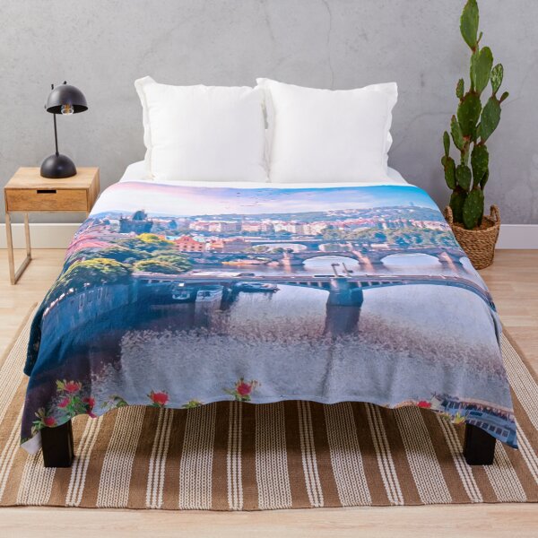 Item preview, Prague Cityscape Czech Republic designed and sold by Sofia-Draws.