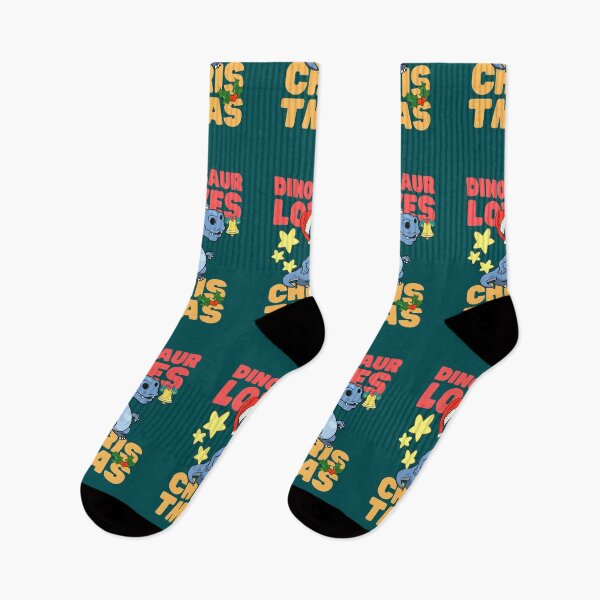 Item preview, Dinosaur Loves CHRISTMAS designed and sold by Keep Smiling.