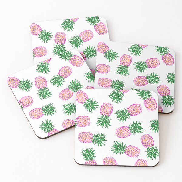 Item preview, Pink Green Pinapples designed and sold by Meliafroggy.