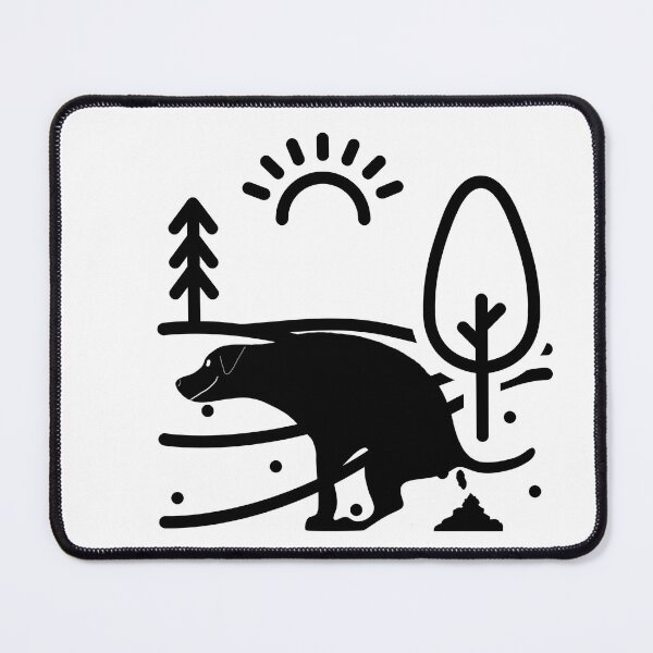 Item preview, Dog Pooping in the Woods designed and sold by Willyboy16.