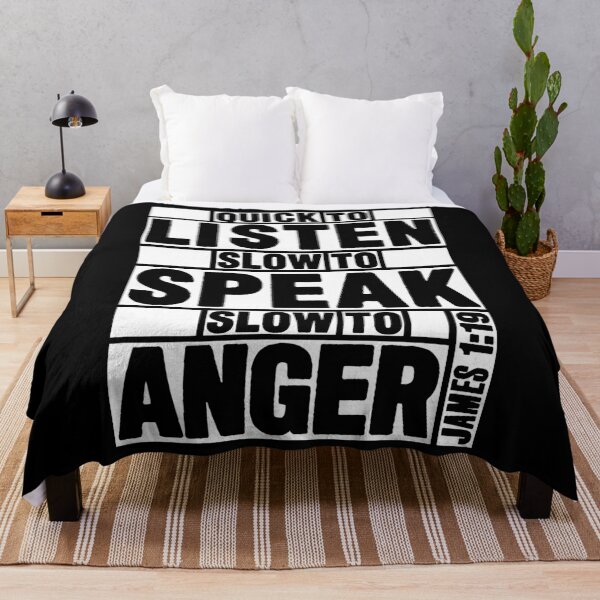Item preview, James 1:19 Quick to Listen designed and sold by plushism.