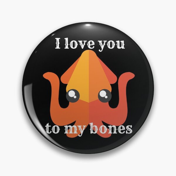 Item preview, I love you to my bones - Octopus designed and sold by LukjanovArt.