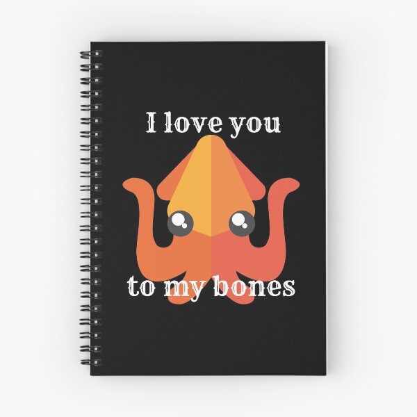 Item preview, I love you to my bones - Octopus designed and sold by LukjanovArt.