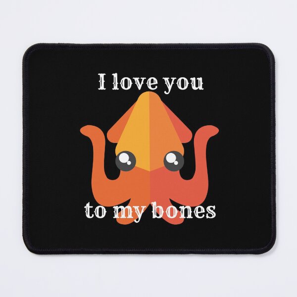 Item preview, I love you to my bones - Octopus designed and sold by LukjanovArt.