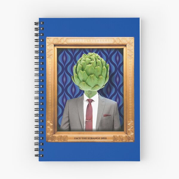Item preview, Artichoke Man in Vintage Frame designed and sold by FaceTheStrange.
