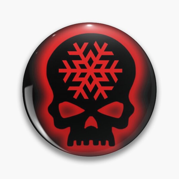 Item preview, Goth Snowflake Skull designed and sold by amanda150771.