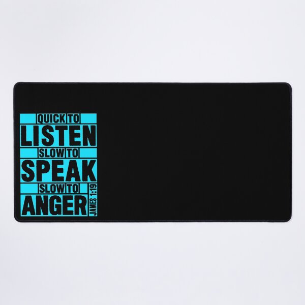 Item preview, James 1:19 Quick to Listen designed and sold by plushism.
