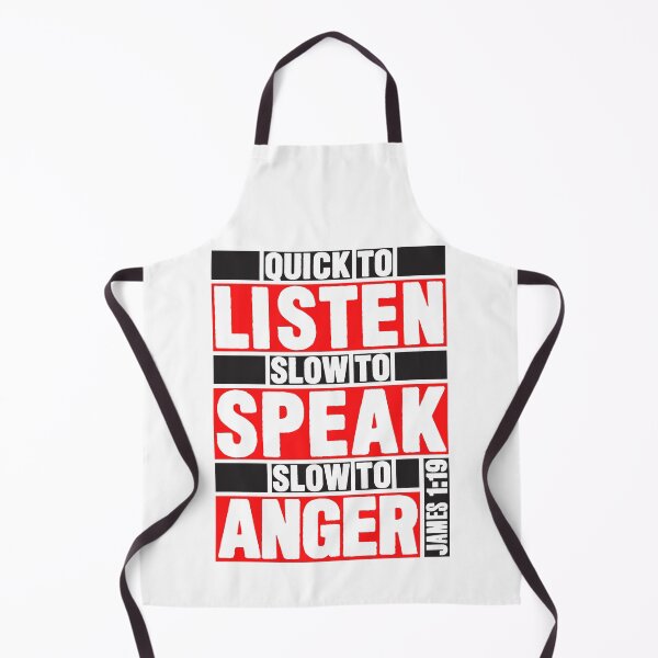Item preview, James 1:19 Quick to Listen designed and sold by plushism.