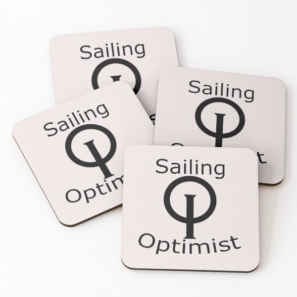 Item preview, The Sailing Optimist (dark print)- optimist sailing designed and sold by Boat Park Supply.