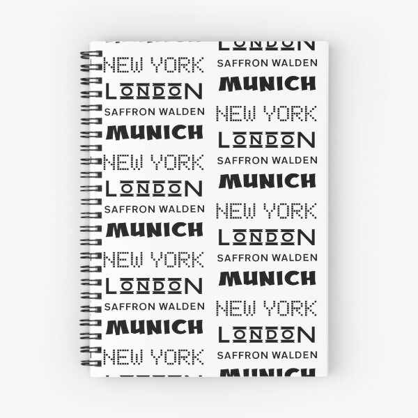 Item preview, New York, London, Saffron Walden, Munich! designed and sold by Twenty Twenty Visions.