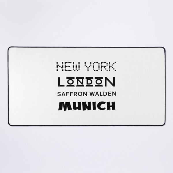 Item preview, New York, London, Saffron Walden, Munich! designed and sold by Twenty Twenty Visions.