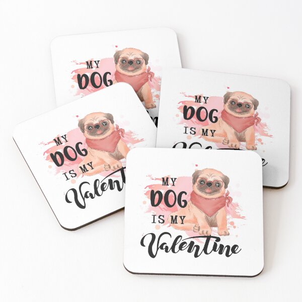Item preview, My Dog is my Valentine designed and sold by Natalia Varlamova.