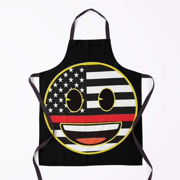 Item preview, US flag EMOJI- happy face emoji- thin red line funny face designed and sold by Rajpramanik.