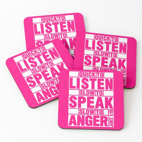 Item preview, James 1:19 Quick to Listen designed and sold by plushism.