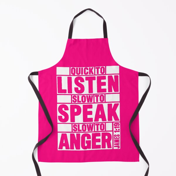 Item preview, James 1:19 Quick to Listen designed and sold by plushism.