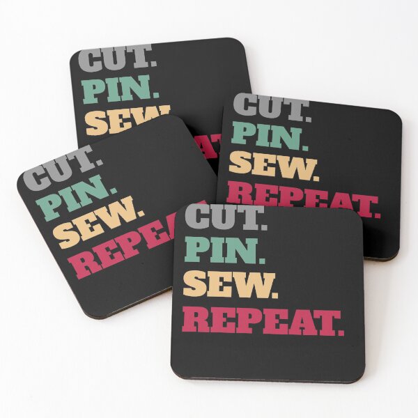 Item preview, Funny Cut Pin Sew Repeat designed and sold by Salvadax.