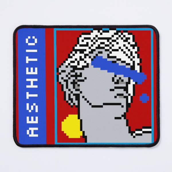 Item preview, Aesthetic Ancient Greece Retro Pixel Art of Statue designed and sold by ClassicalGreece.