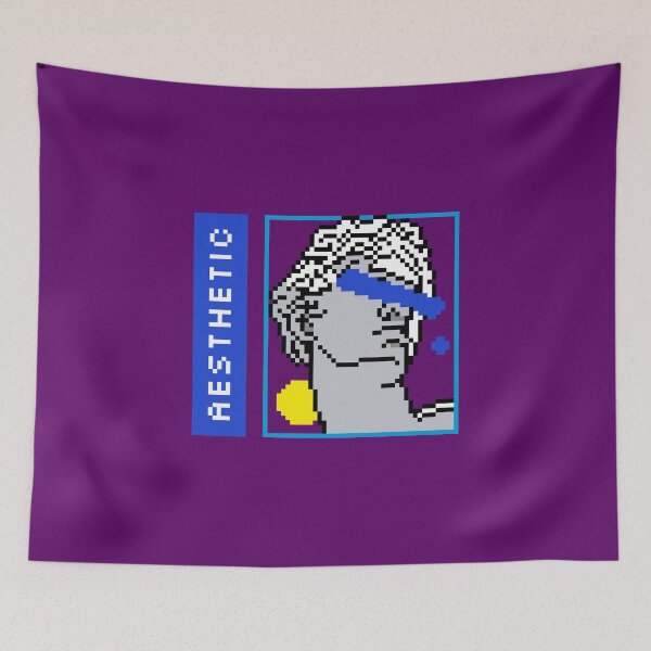 Item preview, Aesthetic Ancient Greece Retro Pixel Art of Statue designed and sold by ClassicalGreece.
