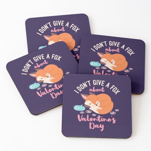 Item preview, Anti Valentines Day I Don't Give a Fox About Valentine's Day  designed and sold by jaygo.