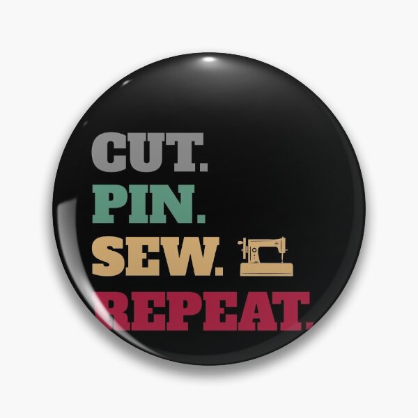 Item preview, Funny Cut Pin Sew Repeat designed and sold by Salvadax.