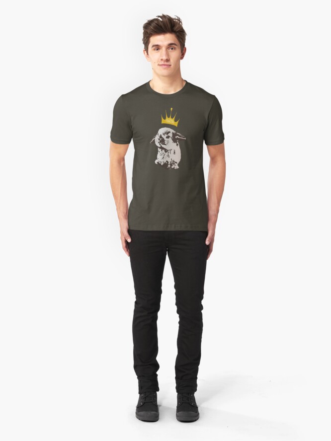 Alternate view of Grumpy Bunny Slim Fit T-Shirt