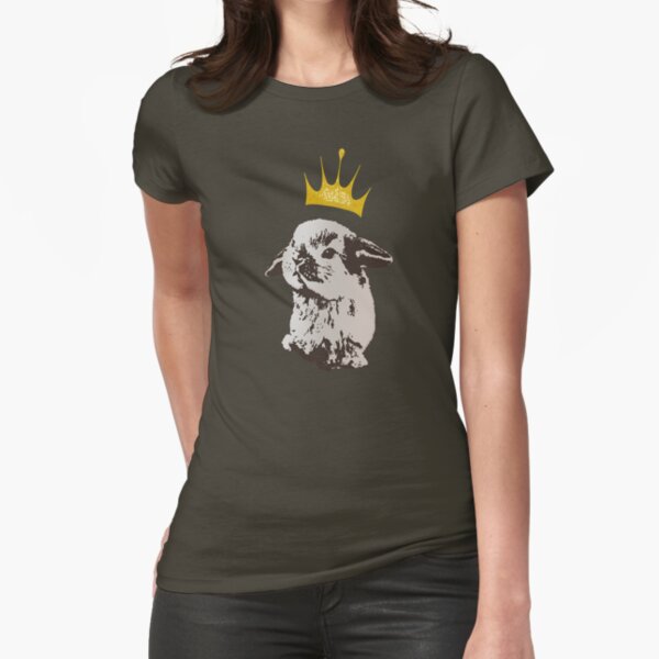 Grumpy Bunny Fitted T-Shirt