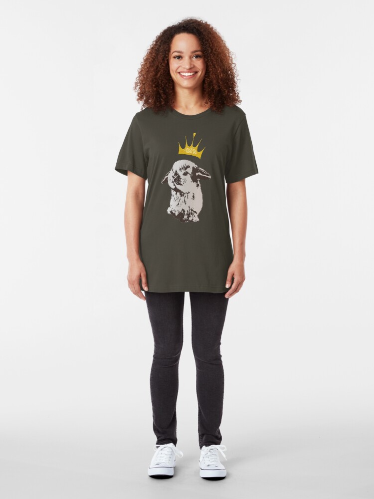 Alternate view of Grumpy Bunny Slim Fit T-Shirt