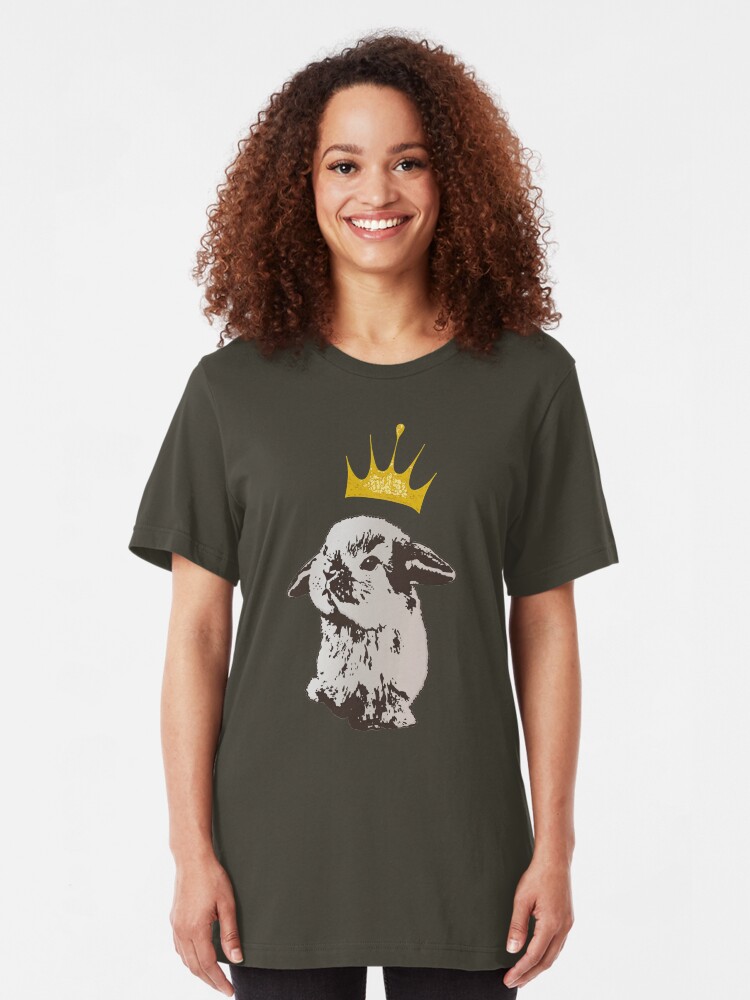 Alternate view of Grumpy Bunny Slim Fit T-Shirt