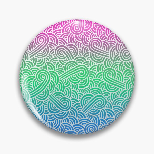Item preview, Ombré polysexual colours and white swirls doodles designed and sold by savousepate.
