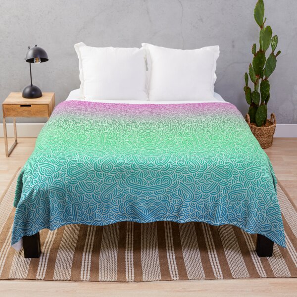 Item preview, Ombré polysexual colours and white swirls doodles designed and sold by savousepate.