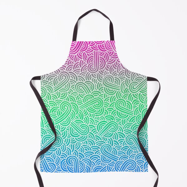 Item preview, Ombré polysexual colours and white swirls doodles designed and sold by savousepate.