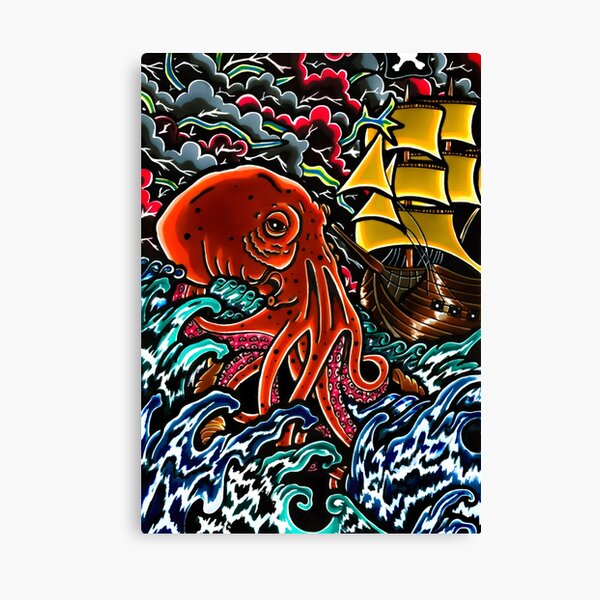 Kraken Canvas Prints | Redbubble