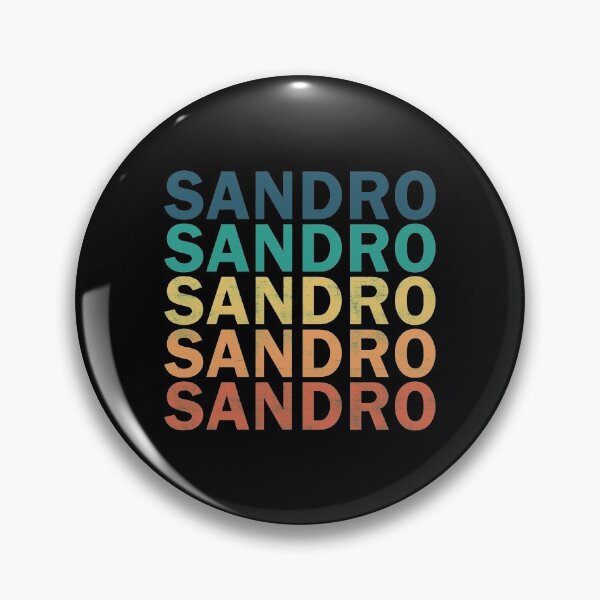 Item preview, Sandro Name T Shirt - Sandro Vintage Retro Sandro Name Gift Item Tee designed and sold by mackpatsy.