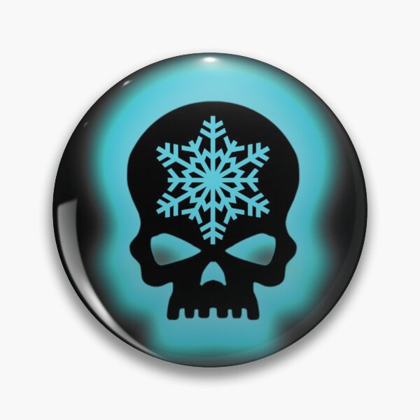 Item preview, Goth Snowflake Skull designed and sold by amanda150771.