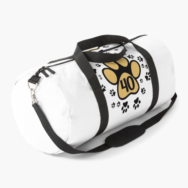 Item preview, Pet paw prints with number forty - numbers forty designed and sold by MadandMean.