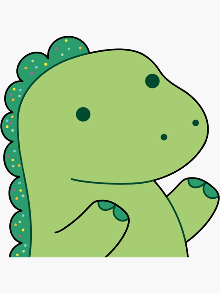 "Pickle The Dinosaur Moriah Elizabeth " Sticker By LouisMillse | Redbubble