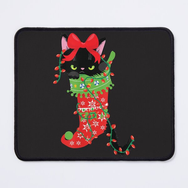 Item preview, Grumpy And Annoyed Cats In Christmas Sock Xmas Lights Funny designed and sold by Christmas222.