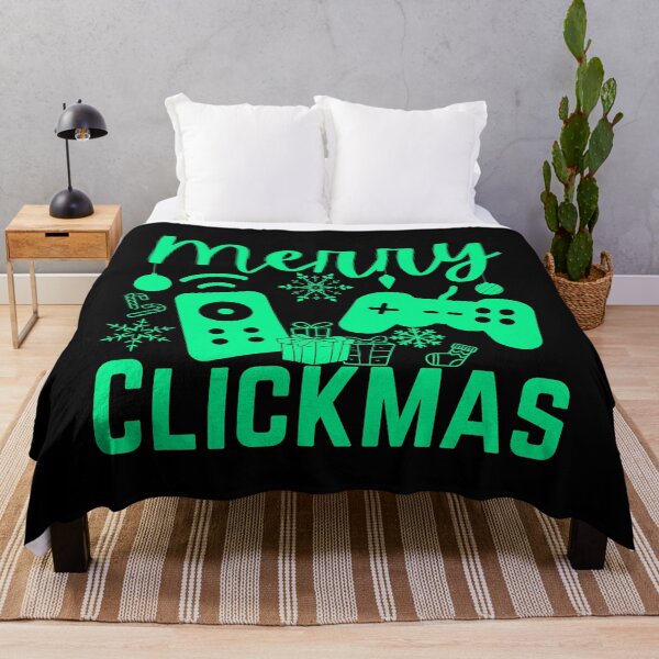 Item preview, Merry Clickmas Merry Christmas Pun Neon Green designed and sold by Rainbows Rock.