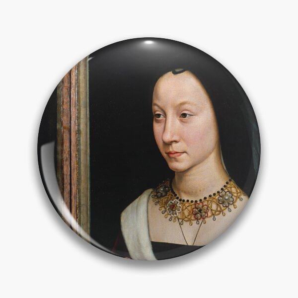 Item preview, Tommaso di Folco Portinari (1428–1501); Maria Portinari (Maria Maddalena Baroncelli, born 1456) - Hans Memling designed and sold by brushandframes.