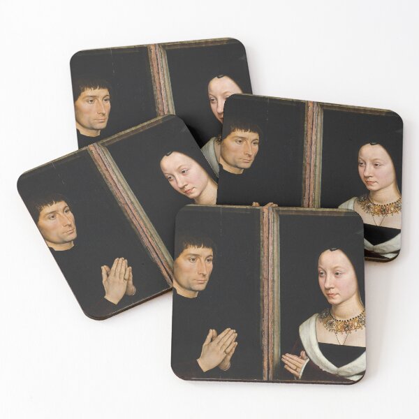 Item preview, Tommaso di Folco Portinari (1428–1501); Maria Portinari (Maria Maddalena Baroncelli, born 1456) - Hans Memling designed and sold by brushandframes.