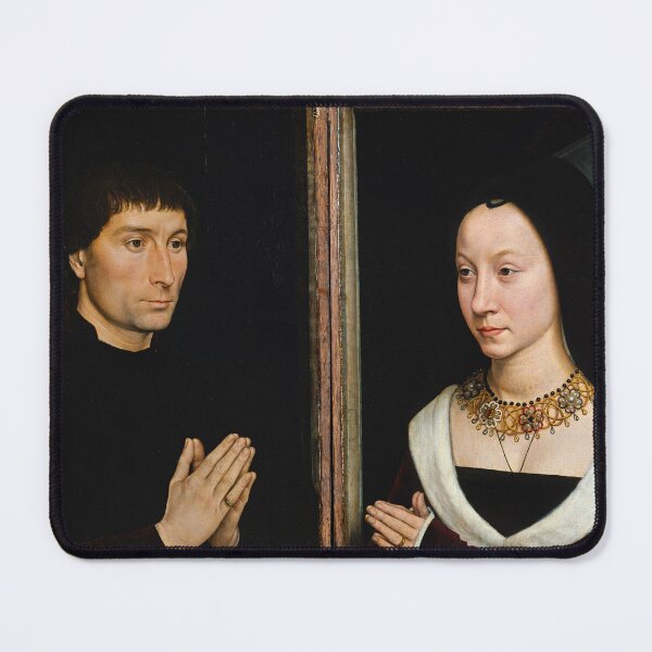 Item preview, Tommaso di Folco Portinari (1428–1501); Maria Portinari (Maria Maddalena Baroncelli, born 1456) - Hans Memling designed and sold by brushandframes.