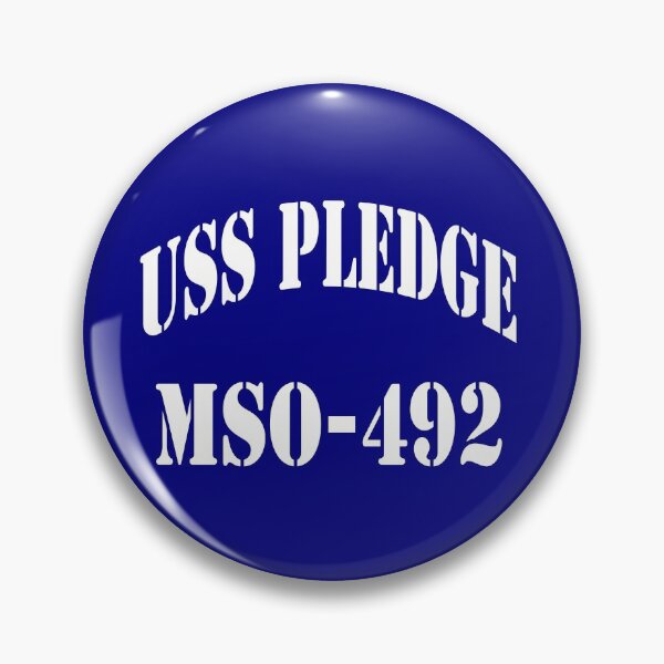 Item preview, USS PLEDGE (MSO-492) SHIP'S STORE designed and sold by militarygifts.